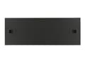 Miniatyrbilde 1 av 3: Lanview by Logon - Tomt panel - snap locking - rackmonterbar - svart, RAL 9005 - 4U - 19"