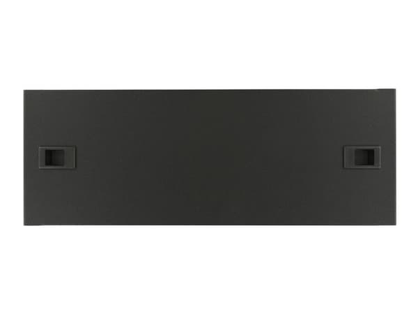 Lanview by Logon - Tomt panel - snap locking - rackmonterbar - svart, RAL 9005 - 4U - 19"