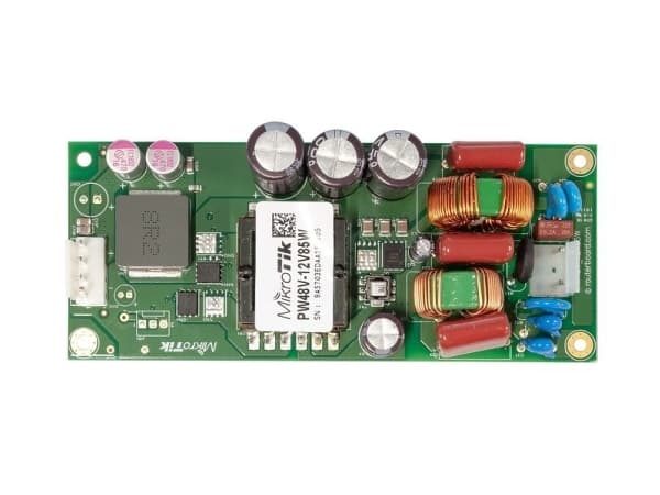 MikroTik PW48V-12V85W - Avoin runko - virtalähde (sisäinen) - ±48 V - 85 Watt