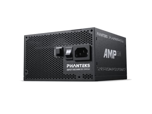 Phanteks AMP GH 750 - Strømforsyning (intern) - helt modulær - ATX12V 3.1 - 80 PLUS Gold - AC 100-240 V - 750 watt - Europa - svart