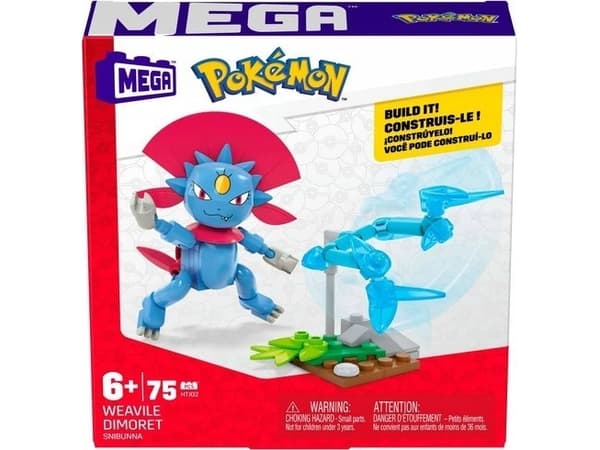 Mattel Mega Construx Weavile Dimoret 75 stk. GDW29 HTJ02