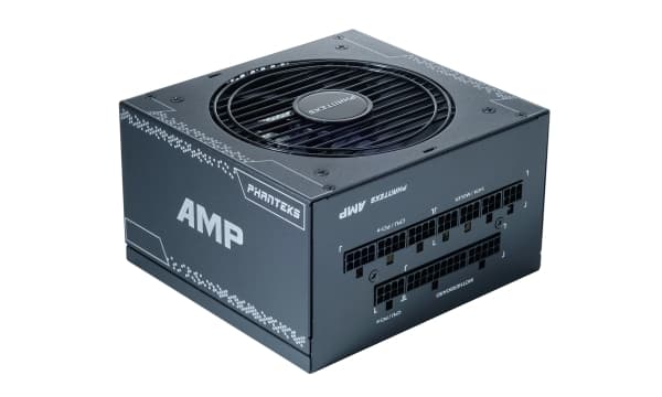 Phanteks AMP GH 850 - Strømforsyning (intern) - helt modulær - ATX12V 3.1 - 80 PLUS Gold - AC 100-240 V - 850 watt - Europa - svart