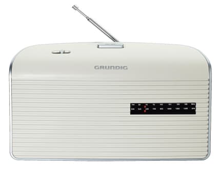 Grundig MUSIC60XWS, kannettava, analoginen, FM, MW, 0,5 W, analoginen, valkoinen