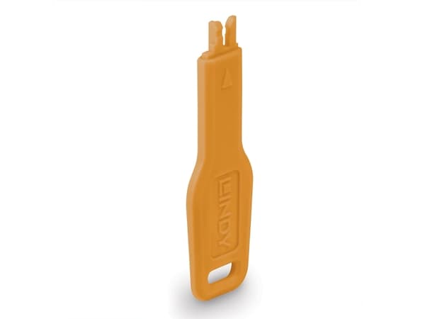 Lindy-avain RJ45-portin lukitukseen oranssi (47896)