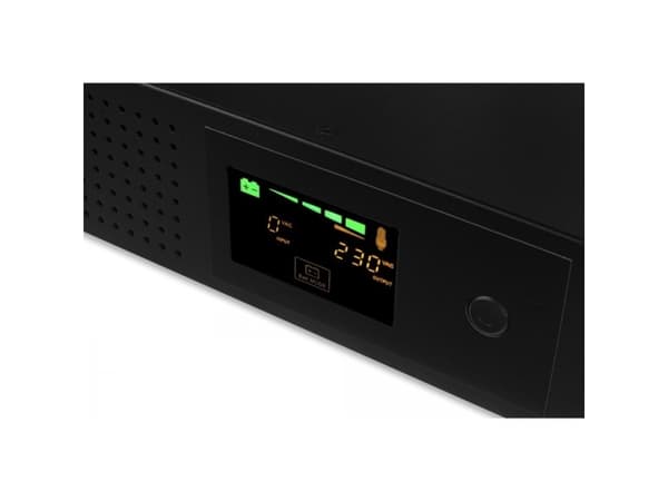 RackUPS 1200VA/720W 2*7Ah strömförsörjning för nödsituationer