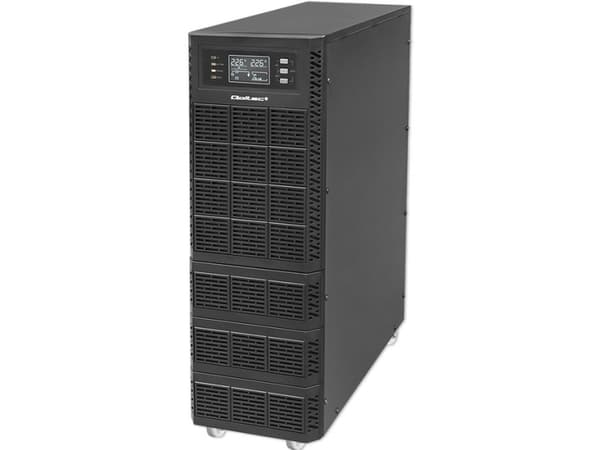 Dysan Qoltec UPS 10kVA | 10000W | Tehokerroin 1.0 | LCD | EPO | USB | On-line