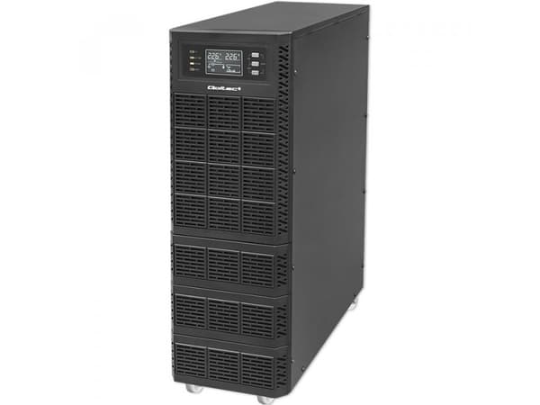 Dysan Qoltec UPS 10kVA | 10000W | Tehokerroin 1.0 | LCD | EPO | USB | On-line