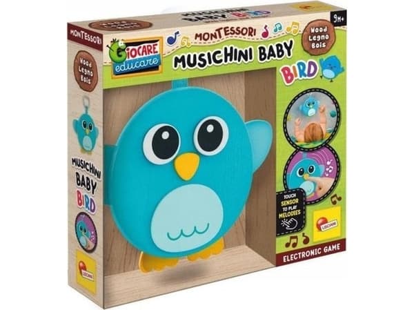 Lisciani Montessori Wood Toy - Musikalsk fugl