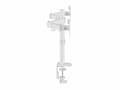 Miniatyrbilde 2 av 5: Equip 650167 17inch-32inch Articulating Dual Monitor Desk Mount Bracket, White