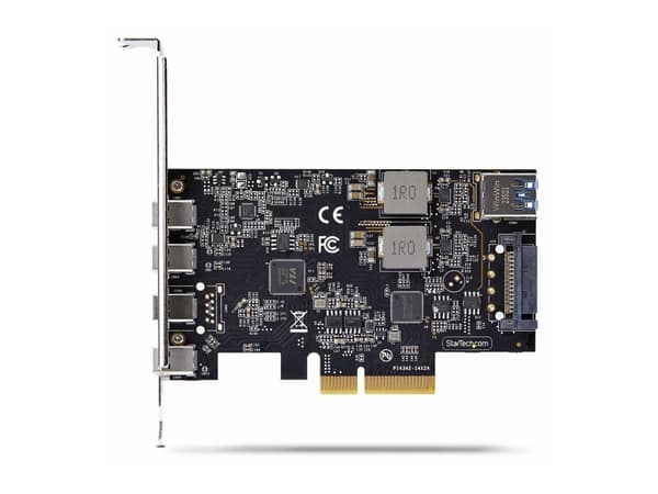 StarTech.com 5-Port USB PCIe Card, USB 3.2 10Gbps, PCI Express Card with 4x USB-C Ports, 1x USB-A Internal Port, USB PCIe Controller Card, Windows/ma