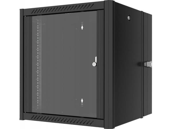 Lanview by Logon - Rack skåp - 60 x 60, double, pro - väggmontering - svart, RAL 9005 - 12U - 19"