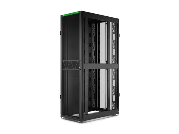 APC NetShelter SX Gen 2 - Rack skåp - 1991 H x 600 B x 1070 D mm, med sidor - golvstående - svart - 42U - 19" - TAA-kompatibel