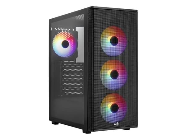 AEROCOOL ADVANCED TECHNOLOGIES Geh Midi Designer v2 MicroATX/ATX/MiniITX black - ATX - Micro/Mini/Flex-ATX