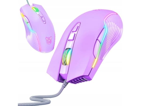 Onikuma spelmus ONIKUMA RGB CW905 Lila