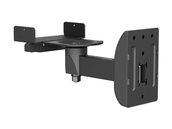 Multibrackets M - Monteringssats (väggfäste) - för högtalare - universal, max belastning 15 kg - förstärkt polymer - svart