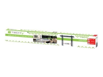 TECHly - Brakett - for LCD-skjerm - svart - skjermstørrelse: 23"-55" - veggmonterbar Sort
