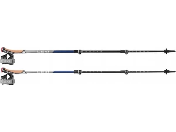 LEKI KIJE Nordic Walking Traveller Carbon blue