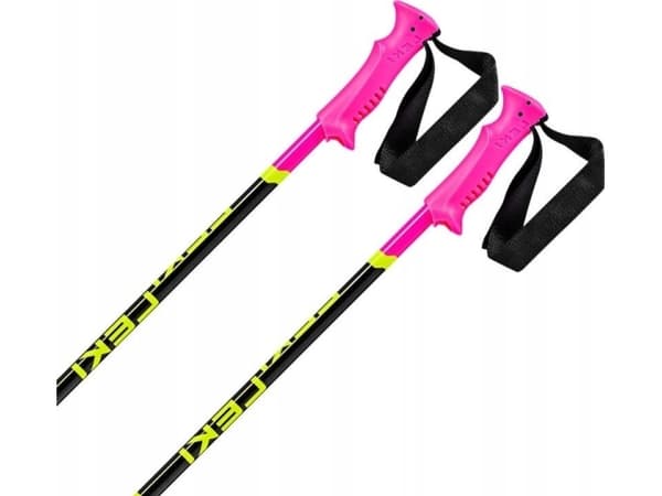 LEKI KIJE RACING KIDS pink/yellow 105