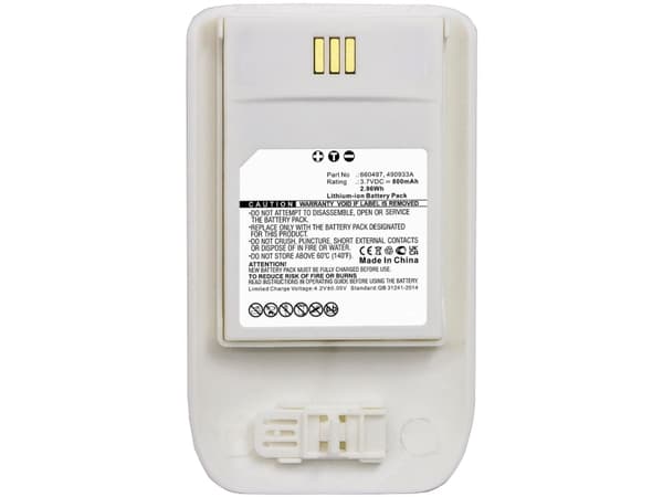 CoreParts - Batteri - 3,7V - Li-Ion - 800 mAh - 2,96 Wh - vit