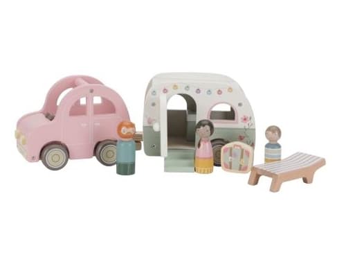 Little Dutch LD8022, Toy Car with Caravan, 1,5 År