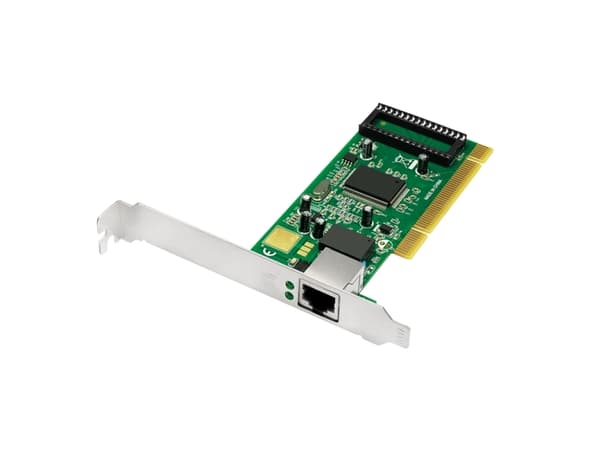 LogiLink Gigabit LAN PCI-kortti Piirisarja: RTL8169SC, Liitäntä: 1x (RJ45) Gigabit Ethernet, - 1 kpl (PC0092)