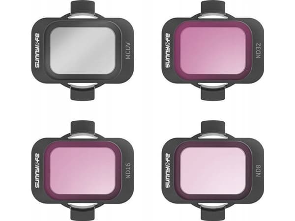 Set of 4 Sunnylife MCUV, ND8/16/32 filters for DJI Avata 2