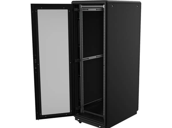 Lanview by Logon - Rack skap - 750 x 1000 mm, soundproof - free-standing - svart - 26U - 19"
