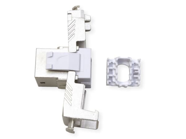 ROLINE Keystone Cat.6A RJ45 STP 180° työkaluton GHMT-sertifioitu (21.17.0327)