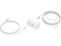 Miniatyrbilde 2 av 2: VISION TechConnect - Innfelt montering av frontplatesett - 3m - veggmonterbar - hvit - 2-veis - 2 porter