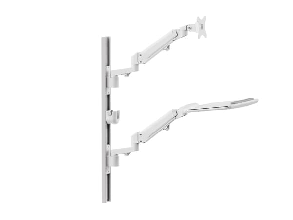 Multibrackets M Workstation - Monteringssats (tangentbordsmontering, monitorfäste) - för LCD-bildskärm/tangentbord - grundläggande - plast, stål, hög