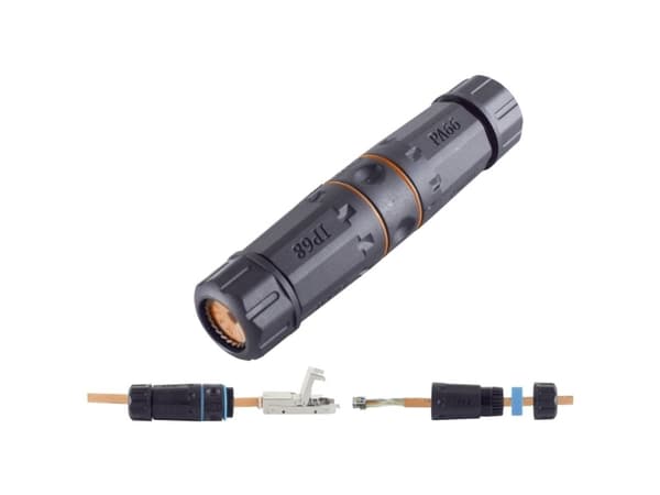 BKL Electronic 10121207 LSA-PLUS tilslutningsteknologi Sort Indhold: 1 stk