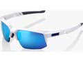 Miniatyrbilde 1 av 3: 100% Okulary Speedcoupe Matte White HiPER Blue Multilayer Mirror Lens