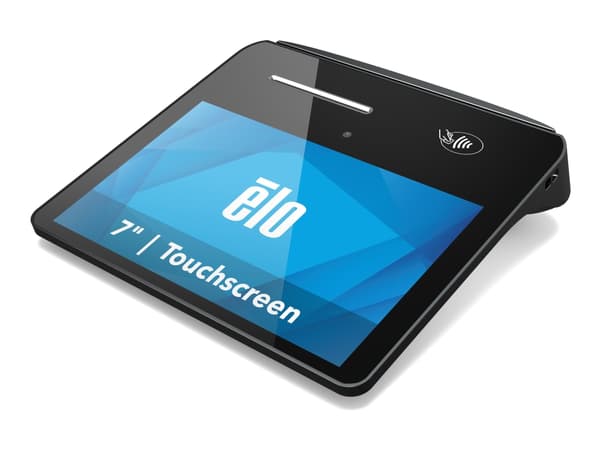 Elo Touch Solutions E863808, 17.8 cm (7"), 1920 x 1080 pixels, LCD, 400 cd/m², Projected capacitive system, 1000:1 musta