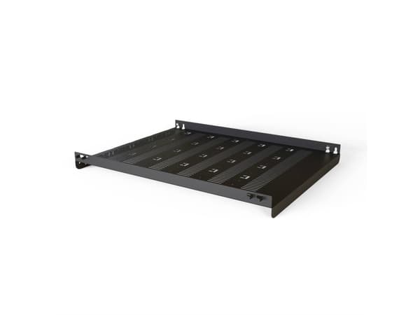 TRITON SCHROFF Varistar 19'' hyllplan, stationär, 75 kg, RAL 7021, 600W 800D