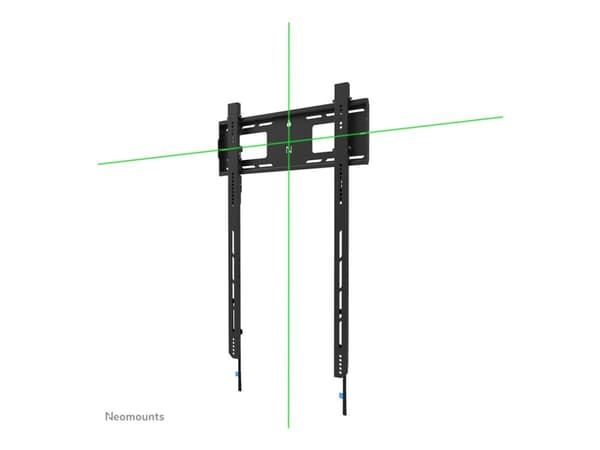 Neomounts LEVEL-750 - Monteringssett - for TV - tungt arbeid - låsbar - stål - svart - skjermstørrelse: 50"-98" - veggmonterbar Sort