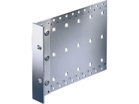 TRITON SCHROFF EuropacPRO sideplate i rustfritt stål for tetning, type H, tung, 3 U, 235 mm