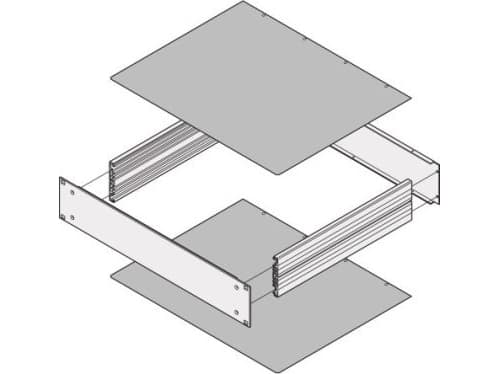 TRITON SCHROFF MultipacPRO Płyta osłonowa, gładka, głębokość 340 mm