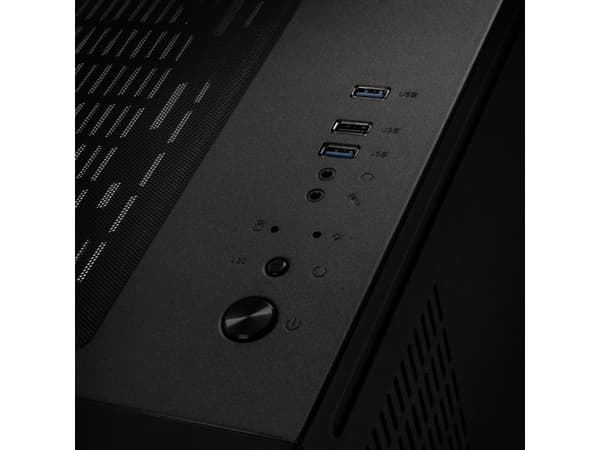 Kolink Unity Code X, Midi Tower, PC, Sort, ATX, Micro ATX, Mini-ITX, Netting, Plast, Stål, Herdet glass, 16,5 cm