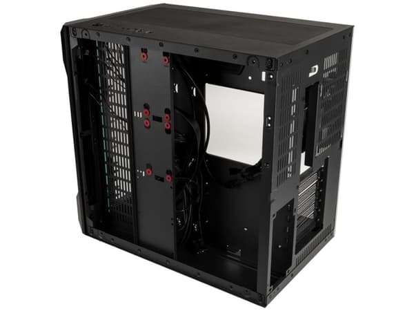 Kolink Unity Code X, Midi Tower, PC, Sort, ATX, Micro ATX, Mini-ITX, Netting, Plast, Stål, Herdet glass, 16,5 cm