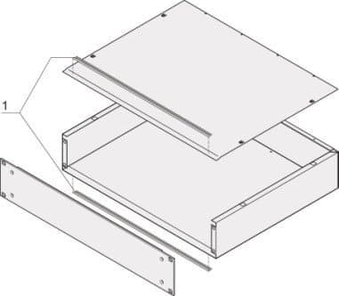 SCHROFF-suojaus TRITON MultipacPRO EMC, alumiinirakenne, alumiinirakenne
