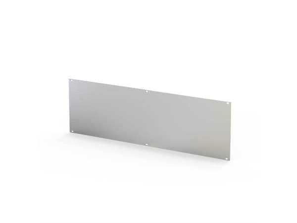 TRITON SCHROFF frontpanel, uskjermet, 3 HU, 84 HU, 2,5 mm, al, foran eloksert, bak ledende
