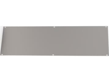 TRITON SCHROFF frontpanel, uskjermet, 3 HU skrueenhet, 84 HK, 2,5 mm, Al, anodisert