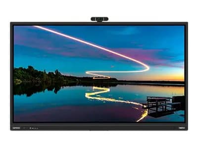 Lenovo ThinkVision T86, 2.18 m (86"), 3840 x 2160 pixels, 4K Ultra HD, LED, 6.5 ms, Black