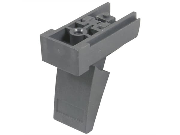 TRITON SCHROFF Övre chassifötter, plast, RAL 9006