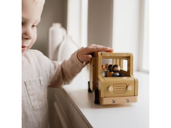 Little Dutch LD8023, School Bus with Figures, 1,5 År