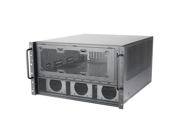 SilverStone RM600 - Rackmonterbar 6U - SSI EEB - ingen strømforsyning (ATX / PS/2) - USB