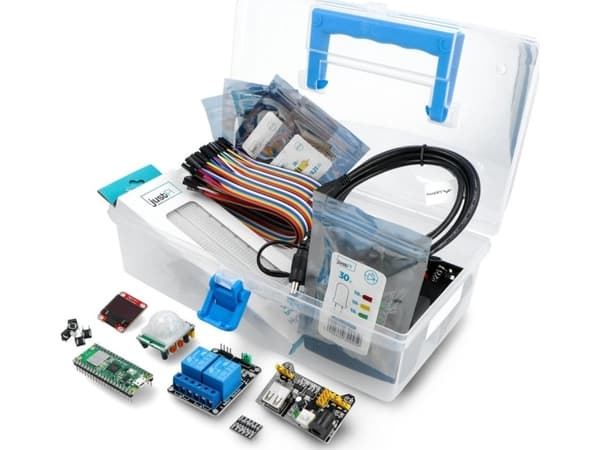 Raspberry Pi  z Raspberry Pi Pico W ze złączami}