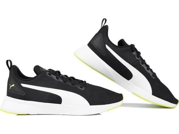 Men's Shoes Puma Flyer Runner Black-Lime 192257 54 44.5