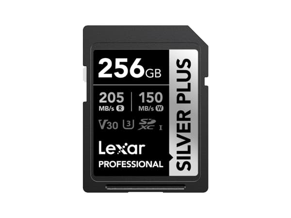 Lexar Professional SILVER PLUS - Flash-minneskort - 256 GB - Video Class V30 / UHS-I U3 - SDXC UHS-I