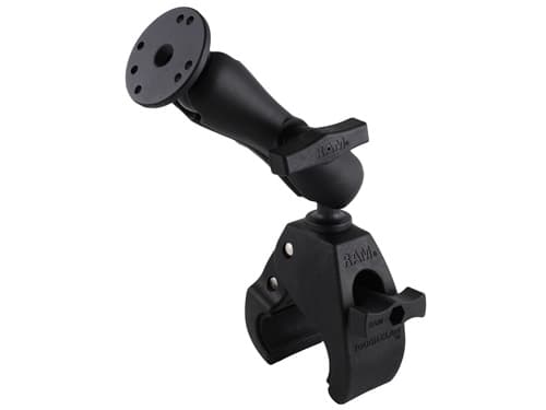 RAM Tough-Claw RAP-401-202U - Monteringssett (monteringsbase, dobbeltsokkelarm, rund sokkeladapter) - nylon - skinnemontering, rør
